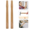 thumbnail image 2 of YOSADIER Round Head Hammer Handle Wooden Replacement for Women 2Pcs 14.6x1.3x0.9in, 2 of 5