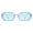 Blue, variant on Geometric Rectangular Sunglasses Women's Colorful Rhinestone Shades UV400 Purple