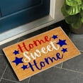 thumbnail image 1 of Uklsqma Welcome Door Mat Independence Day Design, Non-Slip Indoor Outdoor Floor Mat, Polyester, Multicolor, 60 x 40 cm, Easy Clean, 1 Pack, 1 of 6