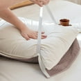 thumbnail image 6 of RBCKVXZ Lace Edges Cotton Pillowcase, 33x25 inch Queen/Standard Size - Soft, Cooling, Crisp & Breathable Cotton Percale Weave Pillowcase for Queen Pillow (Coffee), 6 of 6