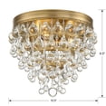 thumbnail image 5 of Crystorama Lighting - Three Light Ceiling Mount - Ceiling Mount - Calypso, 5 of 7