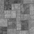 thumbnail image 1 of Ahgly Company Indoor Square Patchwork Gray Transitional Area Rugs, 4' Square, 1 of 4
