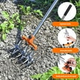thumbnail image 4 of Garden Hand Tiller, Easy To Assemble Manual  Cultivator  for Lawn, 4 of 7