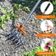 thumbnail image 4 of Cultivador Rotatorio Manual, Cultivador Manual De Jardín A Prueba De Herrumbre Con Dientes De Acero Inoxidable, Ajustable Para Césped, 4 of 7