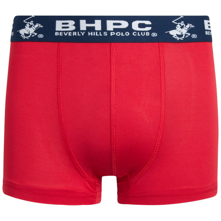 Beverly Hills Polo Club Men Boxer Brief 3 Pk Cotton Stretch, Multicolor,  Size M