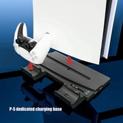 Charging Station for PS5, Vertical Stand with Controller Charger for PS5, PS5 Stand Horizontal with 4 USB C Adapter