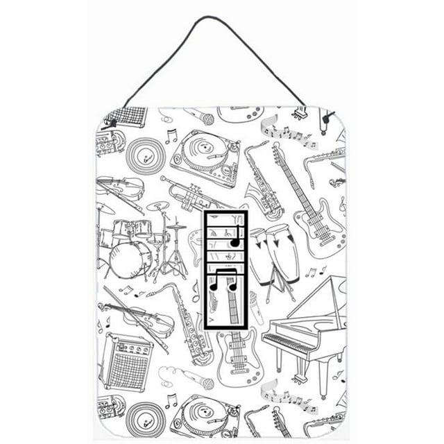 Carolines Treasures CJ2007-IDS1216 Letter I Musical Note Letters Wall and Door Hanging Prints