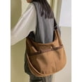 thumbnail image 2 of CoCopeaunts Women Men Vintage Messenger Bag Shoulder Bag Large Capacity Corduroy Bag Tote Hobo Bag for School Shopping Travel, 2 of 6
