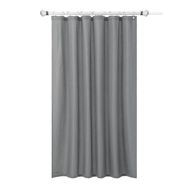 Rideau de Douche en Polyester à Carreaux Gaufrés 72"x72 Pouces Imperméable Résistant aux Plis Protection de la Vie Privée Maison Hôtel Rideau de Bain