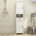 thumbnail image 2 of Aukfa 65'' Bathroom Cabinet Storage,Floor Standing Cabinet Double Door - Porcelain, 2 of 8