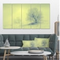 thumbnail image 1 of Beautiful Winter Snow Valley - Large Landscape Canvas Art, 1 of 4