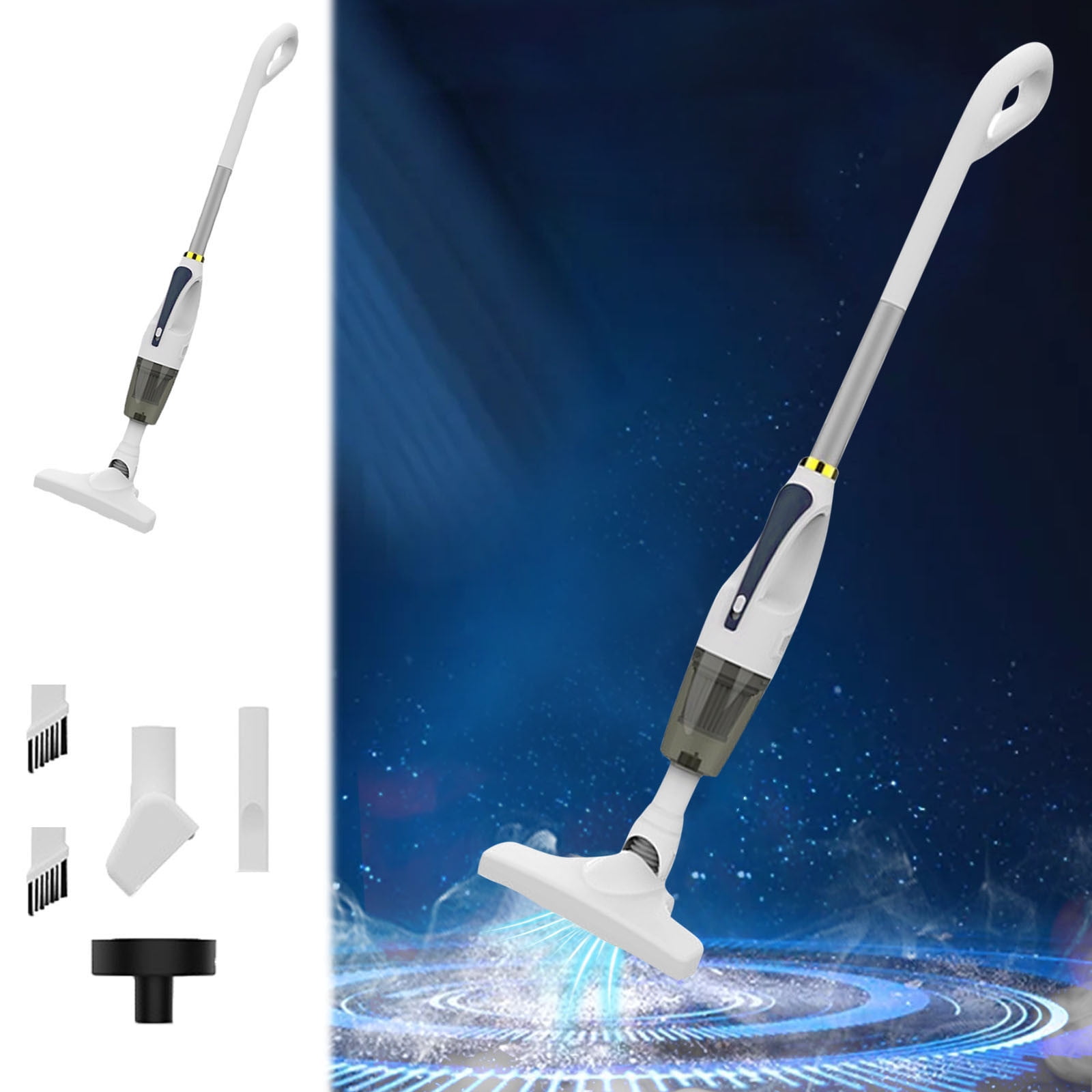 PHIGZNT Stick Vacuum Cleaner with 30 Mins Long Runtime Lightweight Vacuum Cleaner for Carpet and Hardwood Floor Pet Hair Daily Use