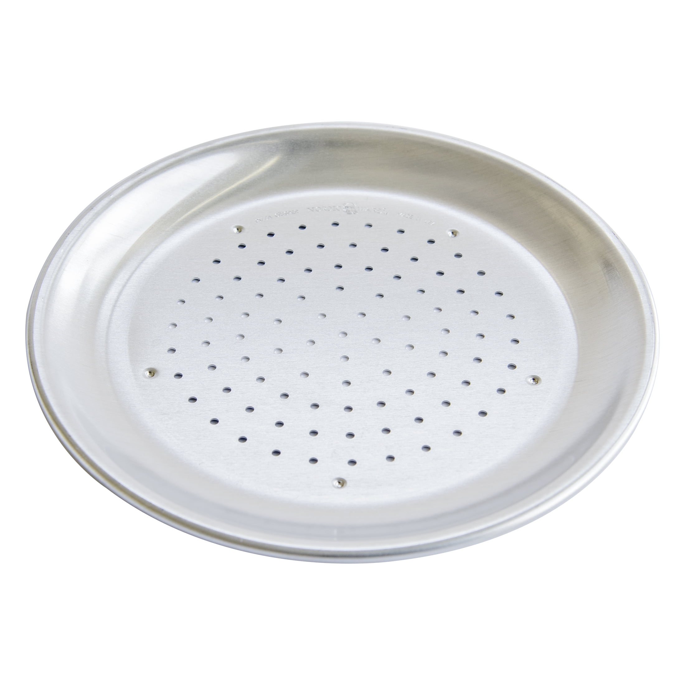 Nordic Ware Naturals 9" Aluminum Pizza Pan Crisper, Silver