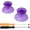 Clear Atomic Purple, variant on eXtremeRate New Hope Gray Replacement 3D Joystick Thumbsticks, Analog Thumb Sticks with Cross Screwdriver for Nintendo Switch Pro Controller