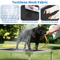 thumbnail image 4 of Dextrus 49" Elevated Dog Bed, Chew Proof Dog Cot with Washable Breathable Mesh, Large, Black, 4 of 5