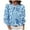A-Blue1201, variant on Women Gingham Blouse Loose Long Sleeve Bow Tie Neck Puff Sleeve Pocket Shirt Cute Preppy Casual Office Wear Top