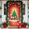 thumbnail image 4 of Decoraciones de Navidad Cubierta de Puerta de Navidad de 35 X 72 Pulgadas Cortina de Puerta de Navidad Decoración de Puerta Y Pared Del Día de Navidad Decoración de Fiesta de Vacaciones Decoraciones D, 4 of 6