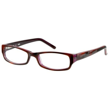Eyeglasses Dark Tortoise Frame - Bongo BG0115-SATIN-T16-49 Women's Dark Tortoise Frame Clear Lens Eyeglasses NWT