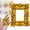 C, variant on 1 Pcs Vintage Resin Picture Frames, Mini Picture Frames Oval Rectangle Wall Hanging Frames Display Frame Photo Holder for Home Wall Jewelry Display Hotel Decor, Bronze