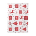 thumbnail image 2 of BZSMCE Square Tablecloth The Chrismas Snowflake Pattern Tableclothes, 2 of 9