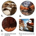 thumbnail image 3 of Designart "Timeless Passage Through the Canyon II" Landscapes Floater Framed Wall Art Living Room, 3 of 7