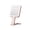 Pink, variant on Impressions Vanity Core Dual Sided Handheld LED Mirror with Dual Magnification, Adjustable Lighting (Black)