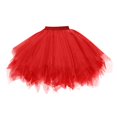 thumbnail image 2 of Tutu Skirts for Women 80's Tutu Skirt Layered Tulle Petticoat Halloween Tutu, 2 of 8