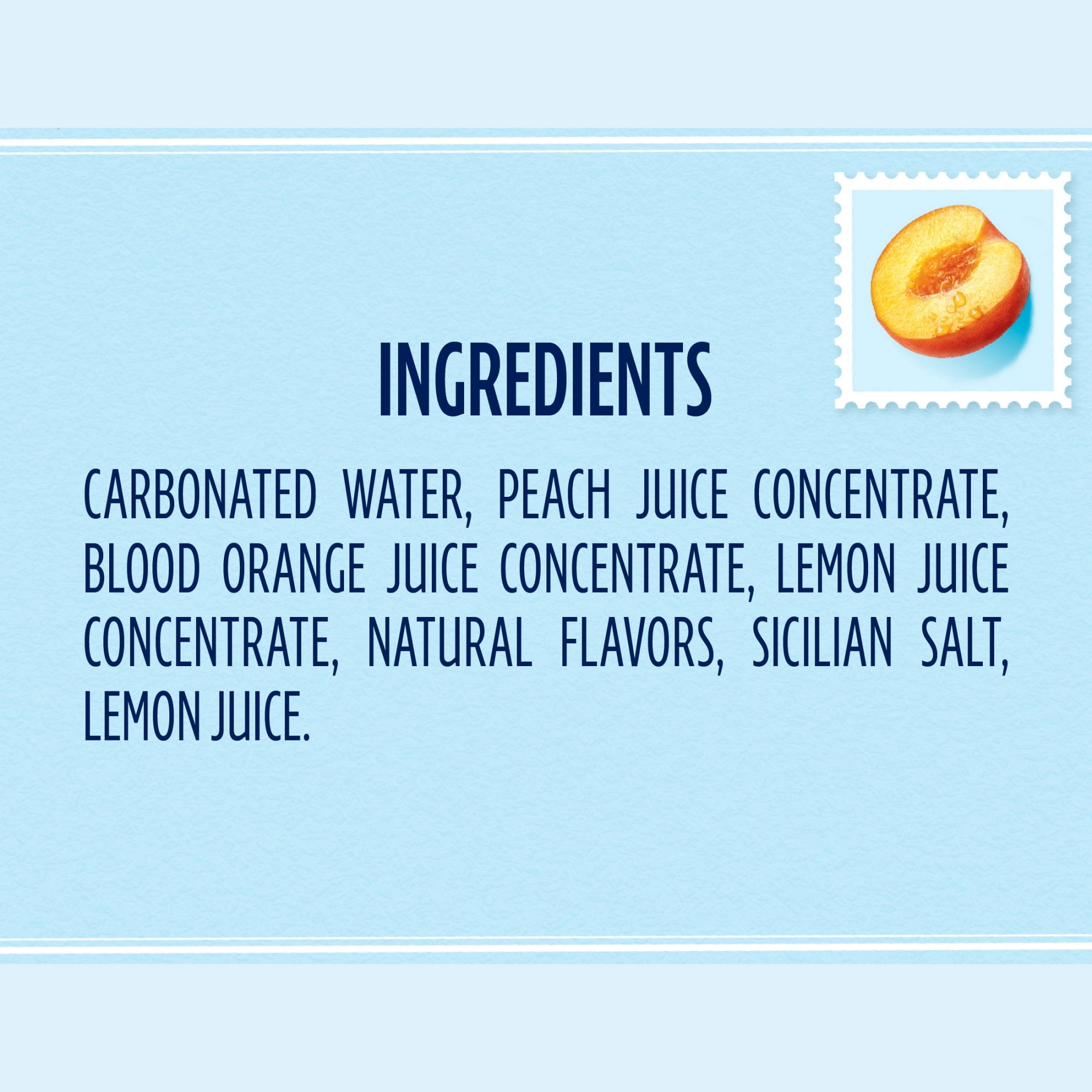 (Pack Of 4) San Pellegrino Water Sparkling Ciao Peach 6 Pack 66.9 Fo