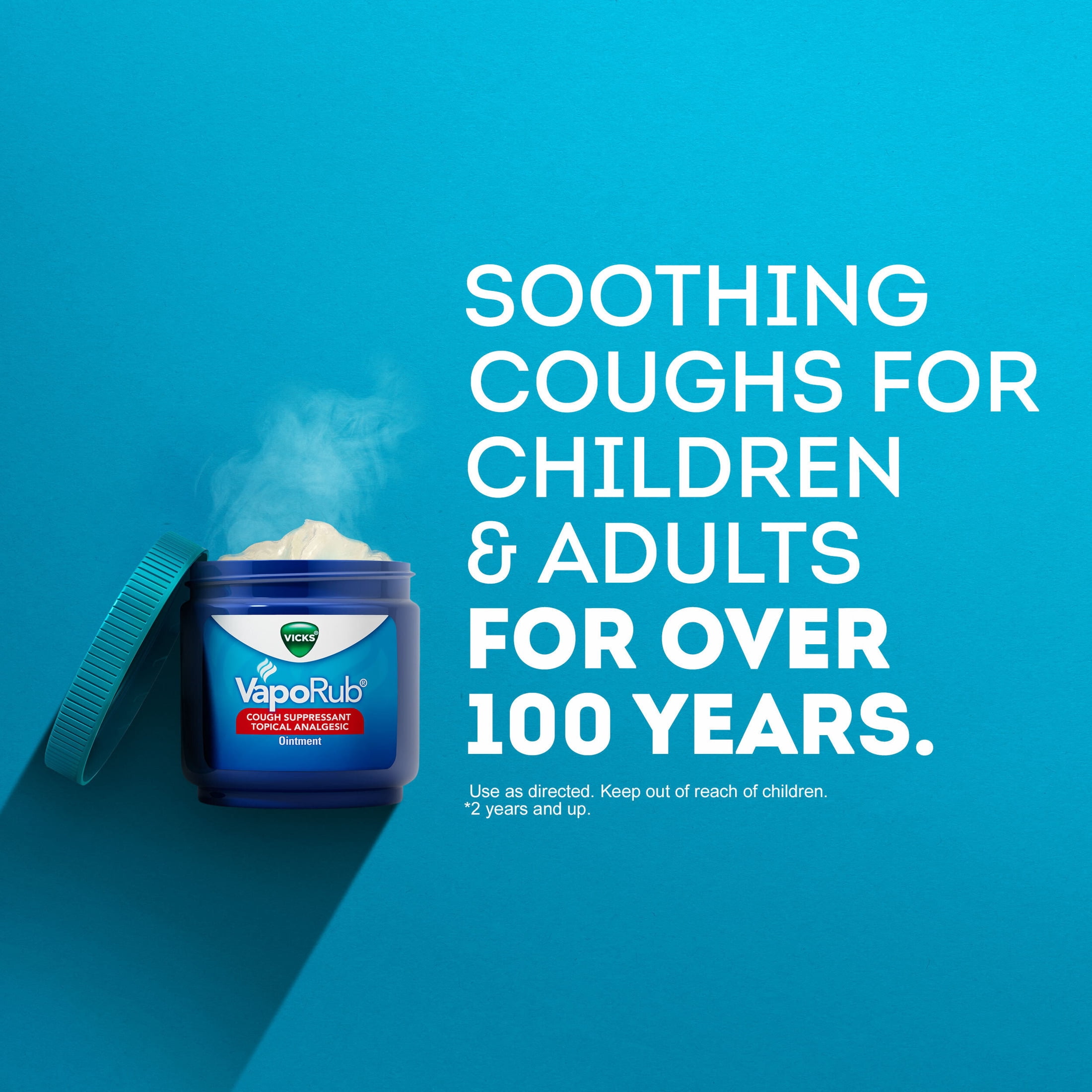 Vicks VapoRub Topical Chest Rub & Analgesic, Lemon Scent, 1.76 oz