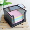 Axio Table Metal Mesh Collection Square Note Paper Holder Desktop