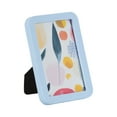 thumbnail image 3 of DesignOvation 4x6 Rounded Basic Light Blue Decorative Tabletop Picture Frame, 3 of 12