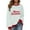#0410-Mint Green, variant on Uootdi Christmas Long Sleeve Sweatshirts For Women Oversized Embroidered Striped Merry Christmas Letter Gift Printed Pullove r Ugly Xmas Sweater Tops