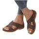 thumbnail image 4 of Amzcrzy Zapatos de mujer,Zapatos de mujer,Zapatillas de mujer, Sandalias informales de cuña para mujer, de color liso, de tacón bajo, ortopédicas, a la moda Sandalias Mujer Zapatillas De Casa, 4 of 8