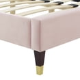 thumbnail image 4 of Modway Gwyneth Performance Velvet King Platform Bed in Pink Finish, 4 of 10