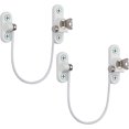 thumbnail image 1 of -Cerradura de seguridad para muebles de puerta de ventana-2 piezas con llave de restricción de Cable -Cable de seguridad para bebés y ni?os, Banban blanco ZefeiWu 8390606936400, 1 of 1