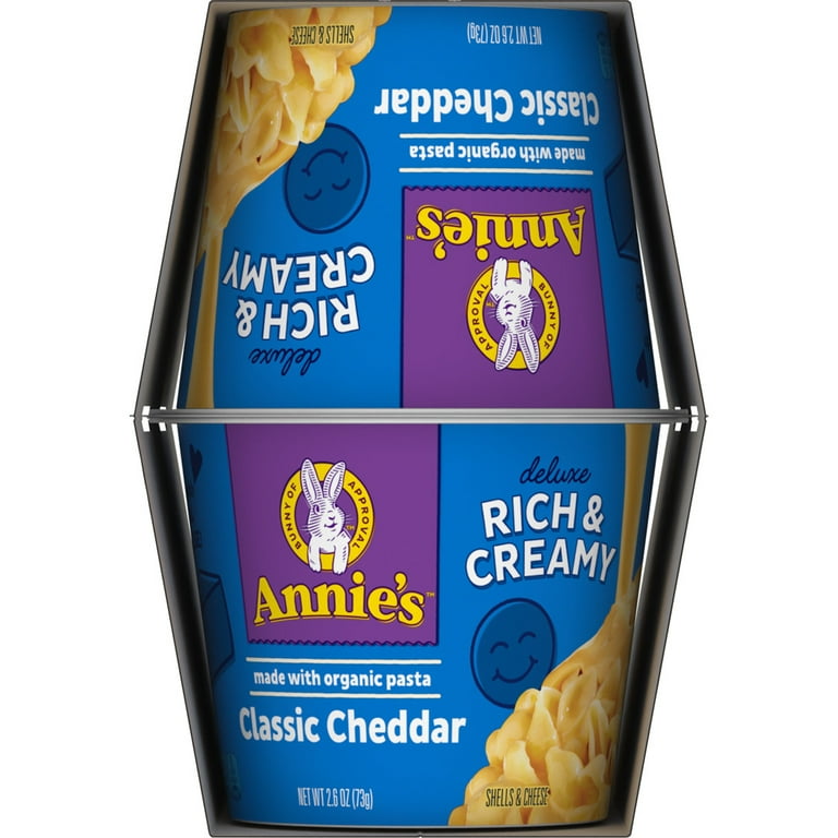 Annie's Classic Cheddar Deluxe Rich and Creamy Organic Mac and