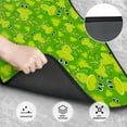 Cartoon Frogs Green Universal Fit Carpet Floor Mats For Car Suv Van