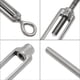 thumbnail image 4 of Abrazadera de vidrio de acero inoxidable, Clips de vidrio de 8-10mm, soporte de vidrio ajustable para barandilla de escalera, 5 uds., 4 of 5