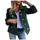 thumbnail image 2 of Pntutb Mujer Adelgazante Doble Botonadura Manga Larga Suelta Solld Turn-Down Collar Cardigan Tops Cortos Blusa Abrigos Liquidación Pntutb Pntutb-2088, 2 of 8