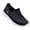 Black/White, variant on Kids' Splash Sneaker - Water Friendly Comfortable Slip-On Shoes for Toddlers, Girls, and Boys