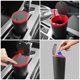 thumbnail image 4 of Houderco Portable Car Trash Can Black Plastic for Cup Holder and Storage Organizer, 4 of 8