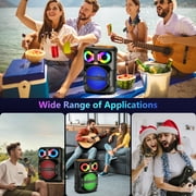 JYX Karaoke Machine for Adults Kids, Home Karaoke Speaker with 2 Microphones, Portable Bluetooth Speaker with Eagle Eye Dj Lights for Party, T28-T
