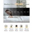 thumbnail image 6 of Fsddascl Sage Green Botanical Blackout Curtains for Bedroom/Living Room, Thermal Insulated Kitchen Curtains, Vintage Nature Flower Grommet Darkening Window Treatment Drapes 52"x90"x2, 6 of 8