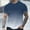 Blue, variant on Men's Gradient T-Shirt Short Sleeve Tee Shirt Slim Fit Muscle Crew Neck Casual Summer Tops Fashion Streetwear