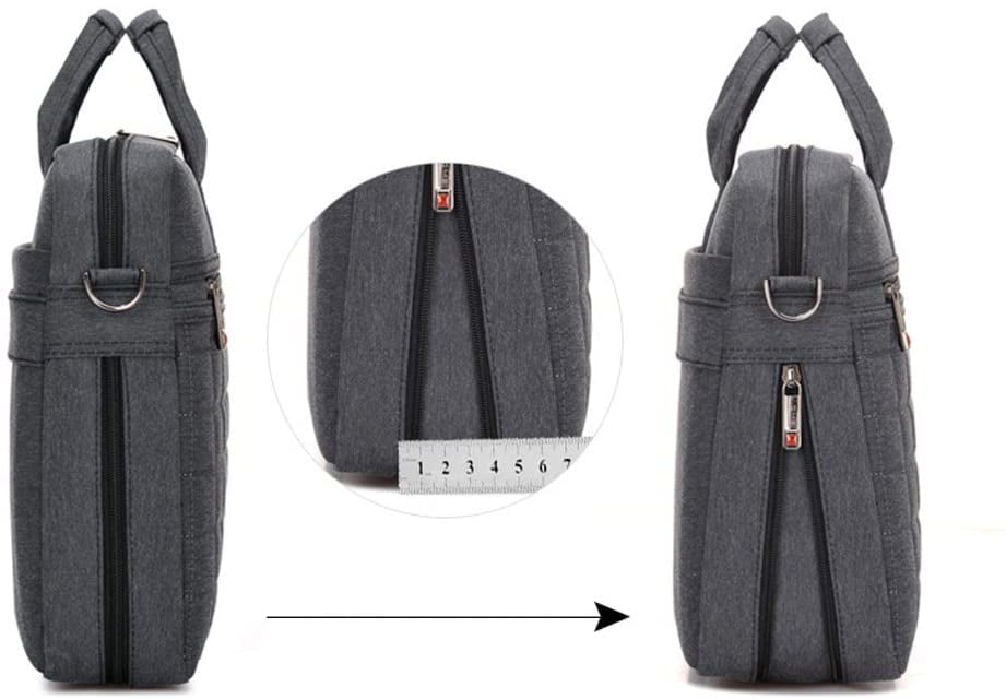 YIYINOE Shoulder Bag for 17 inch Laptop Business Briefcase Waterproof Messenger Bags Black 