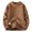 #Brown, variant on DPTALR Men's Striped Thickened Knit Loose Casual Round Neck Sweater with Warmth Style,Army Green,XXXL