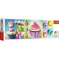 thumbnail image 4 of Trefl Rompecabezas panorámico de 1000 piezas, cupcakes coloridos, 4 of 4