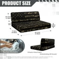 thumbnail image 7 of XYZCANDO Camo American Flag RV Dinette Cushion Covers Washable Bench Cushion Universal 2 Seat Couch Cover 1 Backrest Cover and 1 Bench Cover Camper Must Haves Black, 7 of 7