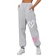 thumbnail image 1 of WILLBEST Pantalones Deportivos Ligeros con Forro para Mujer, de Pierna Recta y Ancha, para Entrenamientos y Comodidad Diaria, con Bolsillos. Extra Grande, 1 of 3