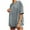 Gray-02, variant on Mittory Womens Oversized Tshirts Summer Casual Short Sleeve Crew Neck T Shirt Loose Fit Side Slit Tee Tops